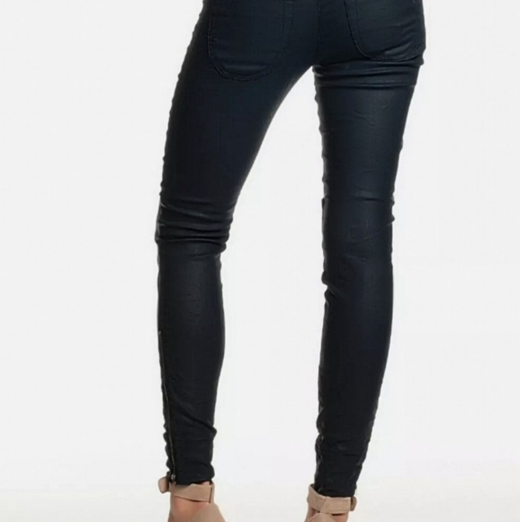 Habitual Addison Moto Coated Jeans - Picture 4 of 12